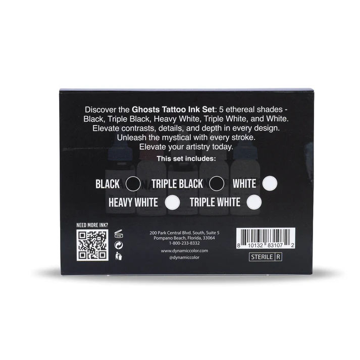 Dynamic Tattoo Ink Ghosts 1oz Color Set - Image 5