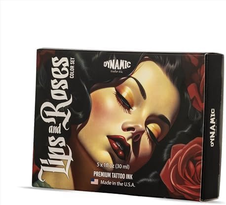 Dynamic Lips & Roses Ink Set