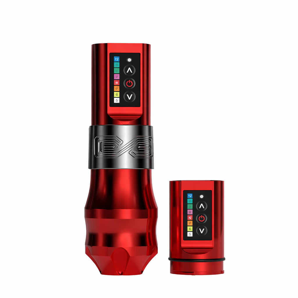 Fk-iron Exo Tattoo Machine Red