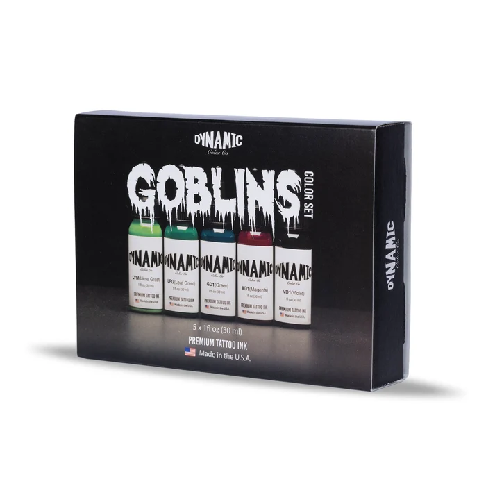 Dynamic Tattoo Ink Goblins 1oz Color Set