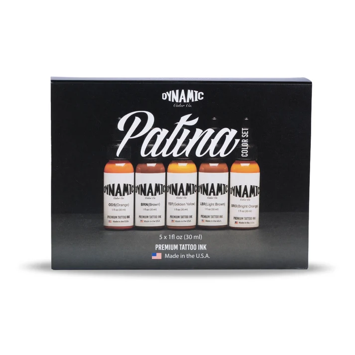 Dynamic Tattoo Ink Patina 1oz Color Set